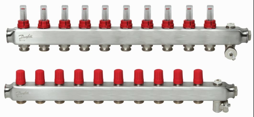 Danfoss 10’lu Paslanmaz Çelik Kollektör Seti