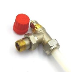 Danfoss Köşe Termostatik Radyatör Vanası (Pex)