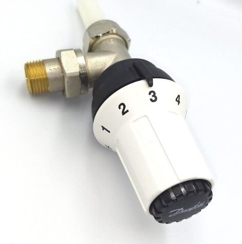 Danfoss Köşe Termostatik Radyatör Vanası (Pex)