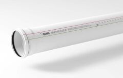 RAUPIANO PLUS Çift Muflu Atık Su Borusu DN 200, 1000 mm